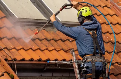 Démoussage et hydrofuge de toiture à Argy